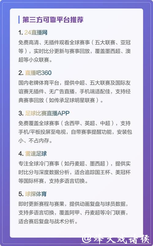 世界杯直播平台推荐：高清画质不卡顿